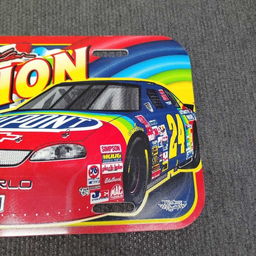1998 Jeff Gordon #24 NASCAR Winston Cup Champion Monte Carlo Plastic Plate - Picture 7 of 7